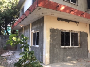 New stucco, no more cracked walls