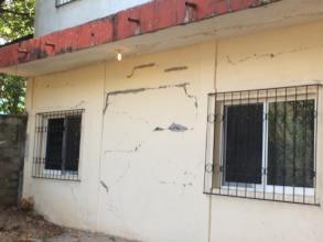 Damage at the El Espinal Student House