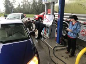 Fueling up in Northwest, North Carolina