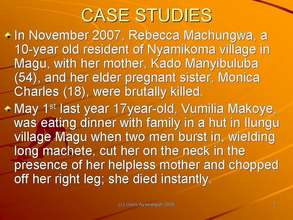 A sample case: Pain of  losing two children