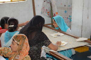 The Poor making products after training