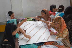 The Poor making products after training
