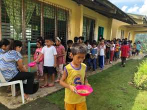 Students thankful to receive lunch at school