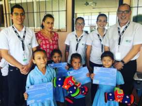 Graduation of Kindergarden girls in Sarapiqui.