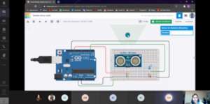 Programming with the arduino simulator.
