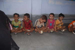 Children Having their breakfast