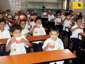 Sharing Happiness with JAAGO children