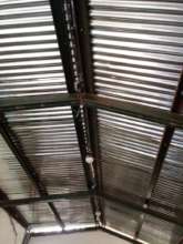 New roof in classroom at high school