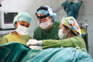 Our surgeons operating in Yekatit-12