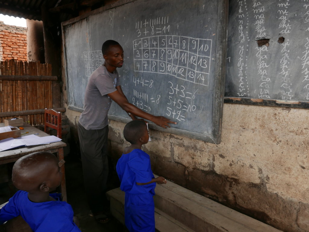 Feeding minds and tummies of 230 children