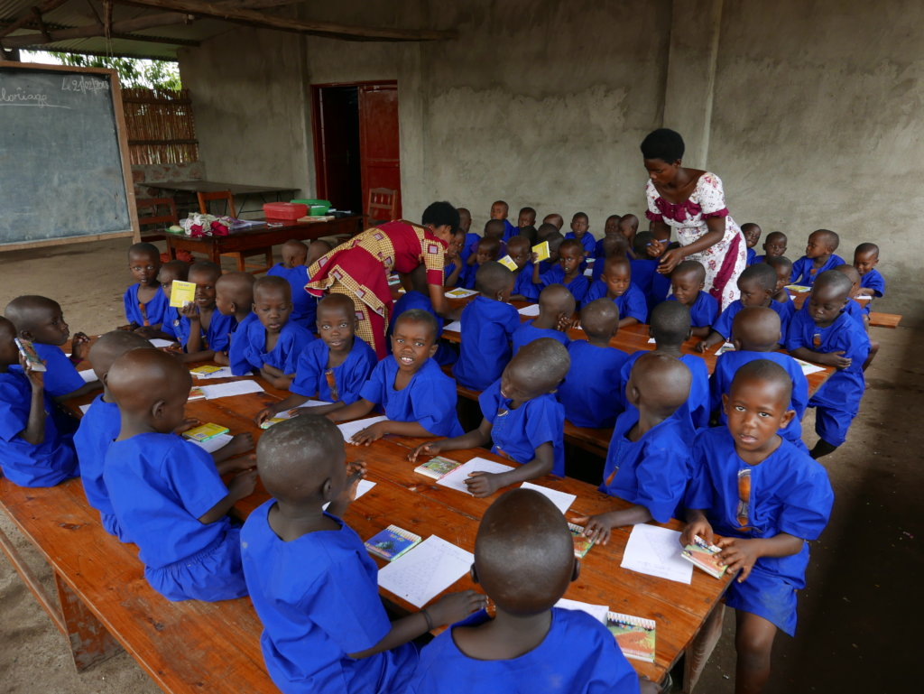 Feeding minds and tummies of 230 children