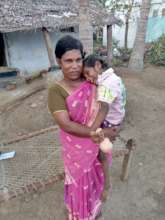 Vasuki with her mother