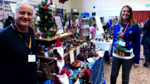 Aimee & Jamie at the New Milton Christmas Fair