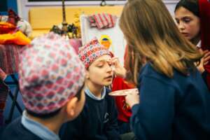 Students taking part in our Sister Schools project
