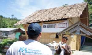 Training Community Members on Bamboo Construction