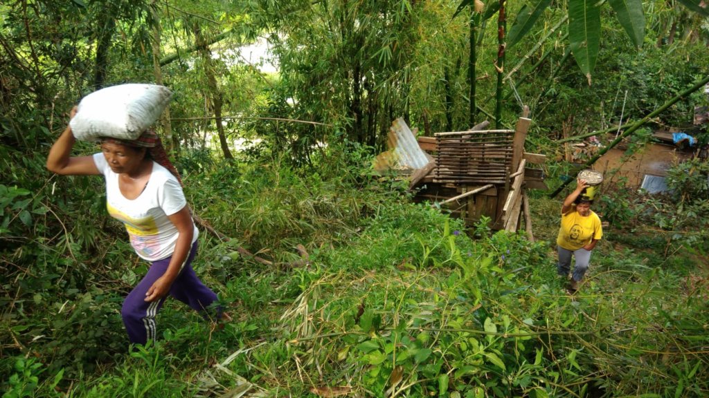 Electricity and Water for 1000 Typhoon Victims