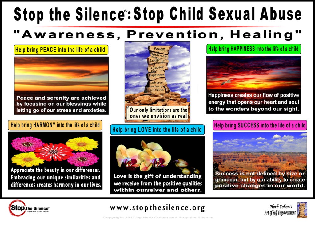 Stop the Silence-Herb Cohen Advocacy Print Cover