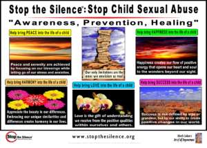 Stop the Silence-Herb Cohen Advocacy Print Cover