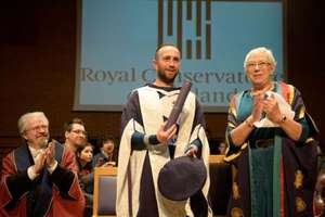 Matty gets honorary doctorate for work!