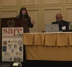 Pam and Rei at the SAFE Opening in Chicago