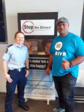 Rei and Policewoman at New Zealand CSA Training