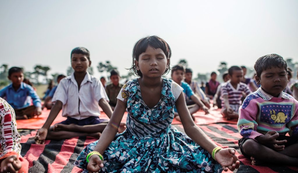 Teach Yoga to Village Children in India