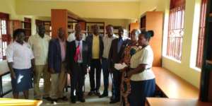 Parents Executive Committee Tour during cleanup