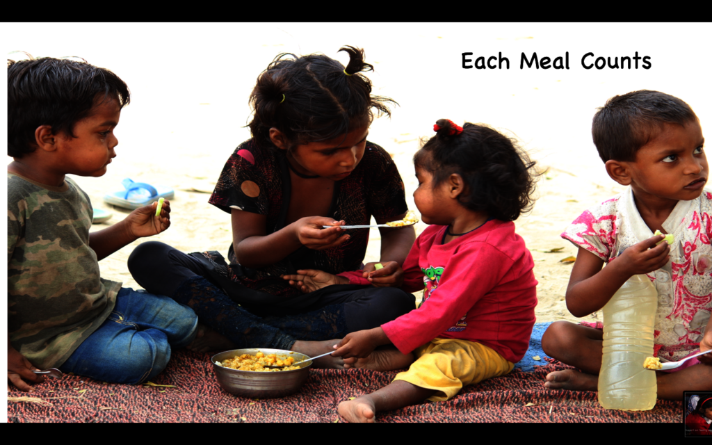 Micro Donations to feed children in need in India