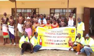 Peacemaking to prevent election violence.