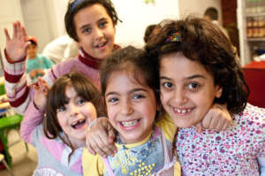 Children enjoy their time at Caritas' Lerncafes