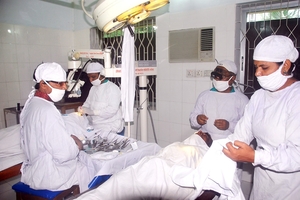 Cataract Operation Going on in OT