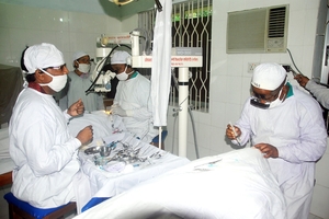 Cataract Operation in Progress