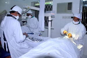 Cataract Operation is in Progress
