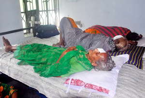 Patients Resting following Cat. Operations