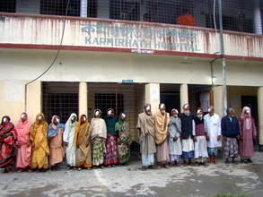 Patients being released after operation