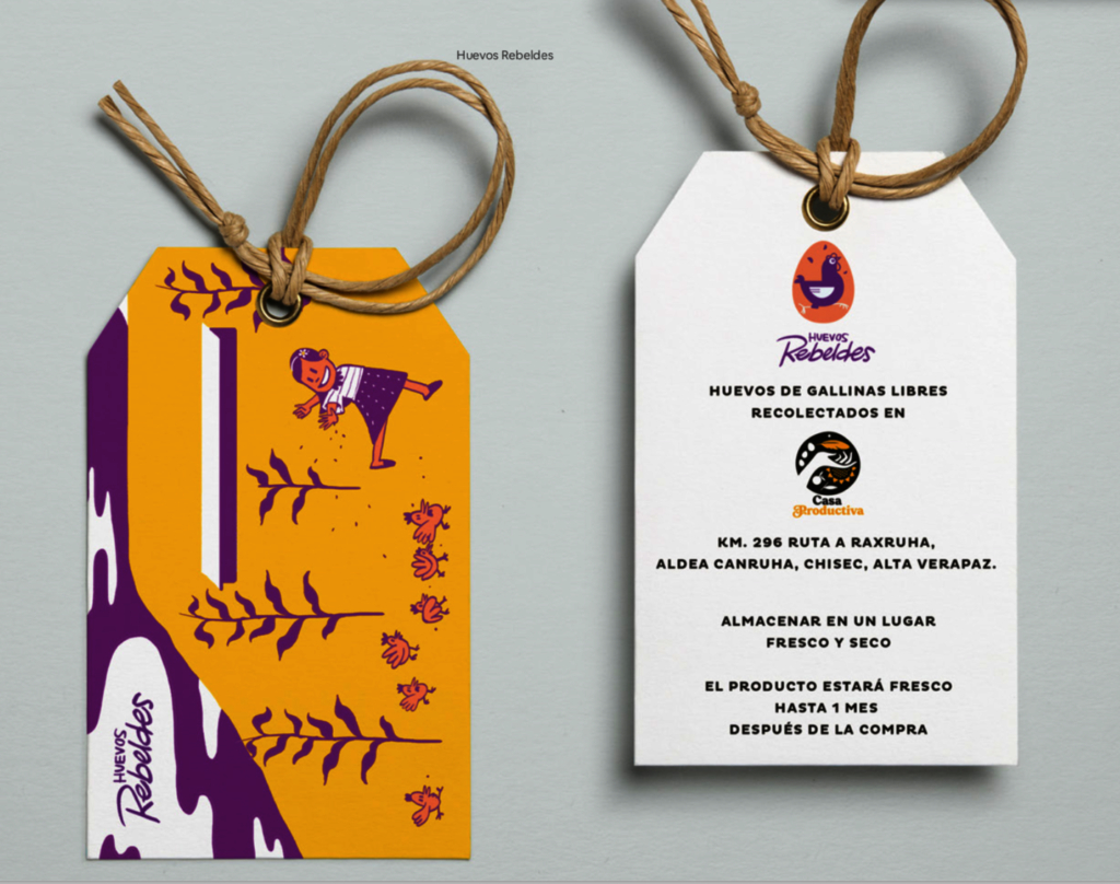 Eggs branding: Huevos Rebeldes