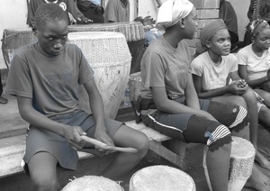 Children at Home Rehearsing