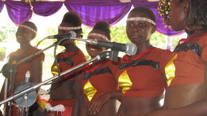 Bitone Perfoming at a wedding ceremony