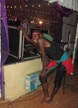 Damalie clad in her performance costume