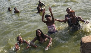 Recreation: at Lake Victoria