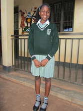 Angel at her school