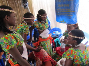 Bitone Troupe Preparing for a Performance