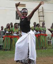 Doreen in a Kinyarwanda Dance