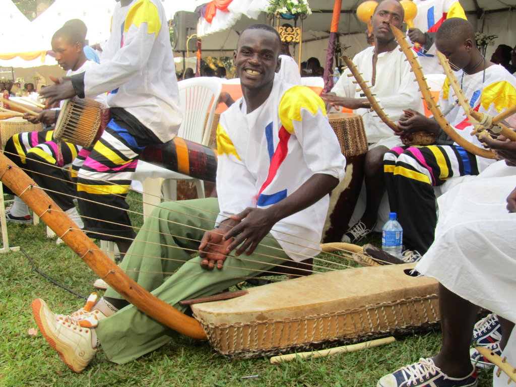 Godfrey rocking on the Bass Adungu