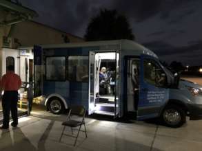 Transporting survivors for intermediate care.