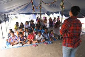 Trauma healing session for kids