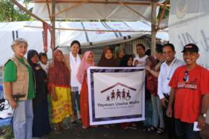 Visit to a shelter for trauma healing sessions