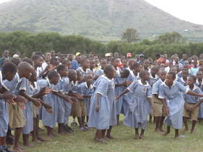 Traditional dance by world mission pupils
