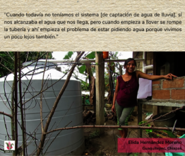 Mas agua en los hogares de Guaquitepec