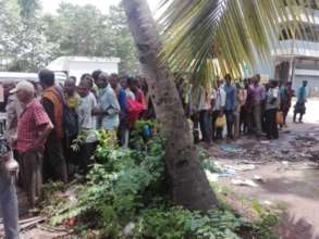The wait for one meal